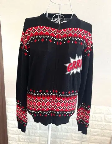 Hysteric Glamour 노르딕 무늬 스웨터