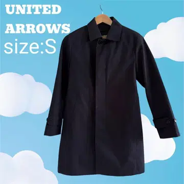 UNITED ARROWS 퀼팅 라이너 포함 스텐 칼라 코트 S
