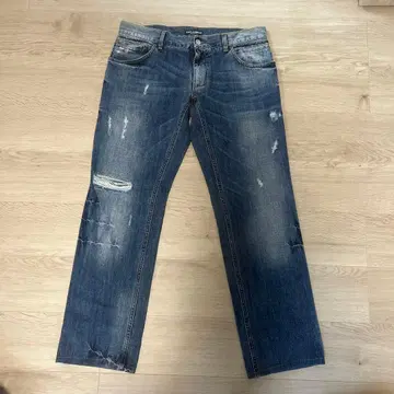 돌체앤가바나 데미지 피니시 가공 데님 50