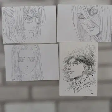 한지 조에 엽서 MAPPA x TSUTAYA 진격의 거인