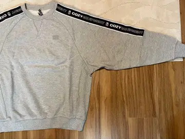 TEAM COZY 그레이 맨투맨