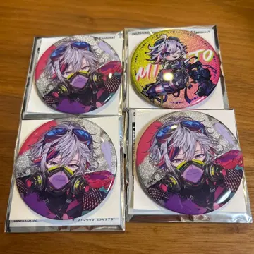 NIJISANJI 후와 미나토 캔뱃지 4개