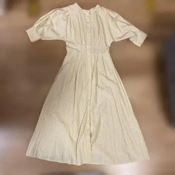 내추럴 베이직 스트라이프 반팔 셔츠 원피스 M 사이즈