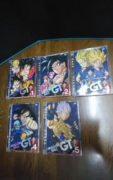 드래곤볼 GT DVD 1-5권 세트 중고