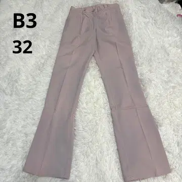 B-Three 비쓰리 슬림 레그 팬츠 스트레이트 슬랙스 라벤더 32