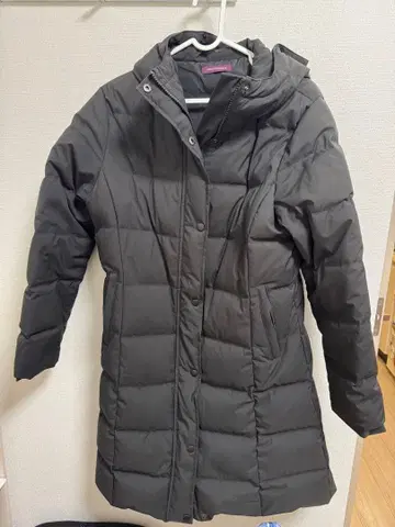 URBAN RESEARCH 후드 부착 다운 자켓 블랙