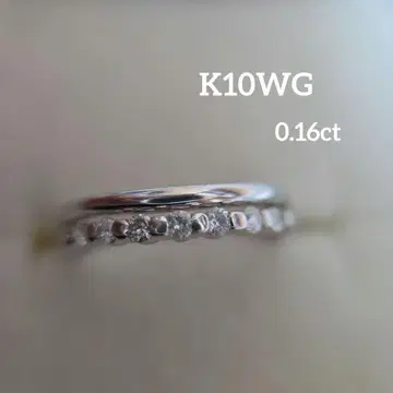 K10WG 다이아 2연 반지