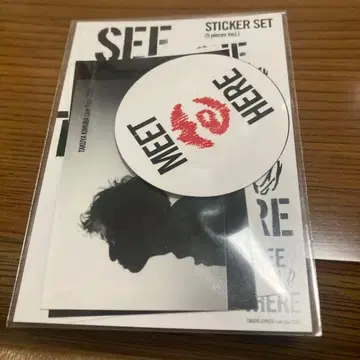 기무라 타쿠야 SEE YOU THERE 스티커 세트