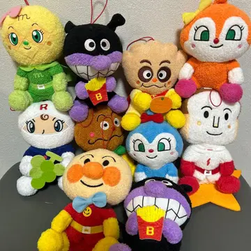 호빵맨 봉제 인형 묶음 판매