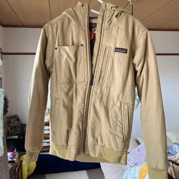 patagonia 후드 부착 자켓 XS 베이지