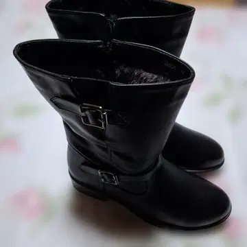 안쪽 따뜻한 소재 자키 부츠 25.5cm 42