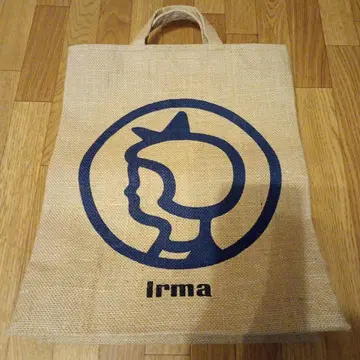 Irma 로고 주트 토트백