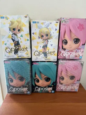 하츠네 미쿠 카가미네 린 카가미네 렌 벚꽃 미쿠 qposket 묶음 판매