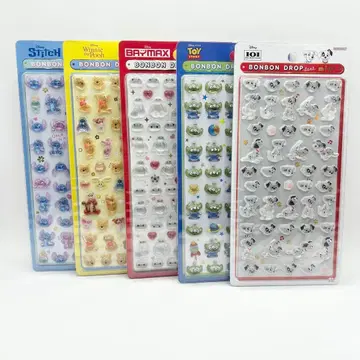 [정품] 봉봉 드롭 씰 5종 세트 스티치 푸 베이맥스 외