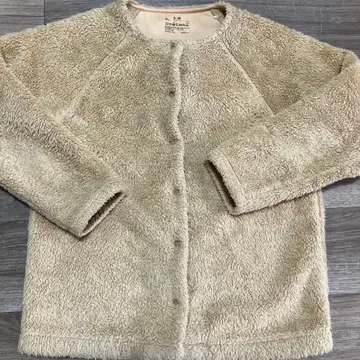 베이지 보아 자켓 S-M