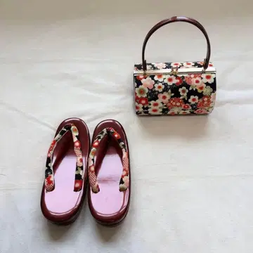 후리소데 백 일본 나막신 LL