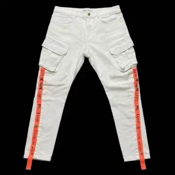 ZARA 카고 팬츠 화이트