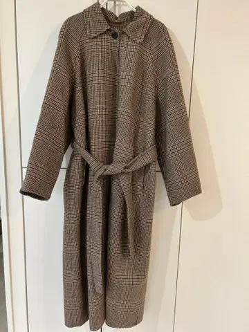 TODAYFUL 체크 무늬 롱 코트