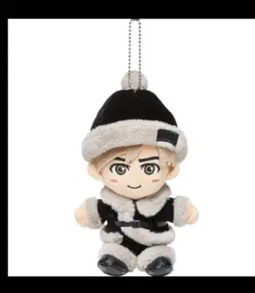 기무라 타쿠야 블랙 산타 봉제인형 택과 아크릴 스탠드 세트