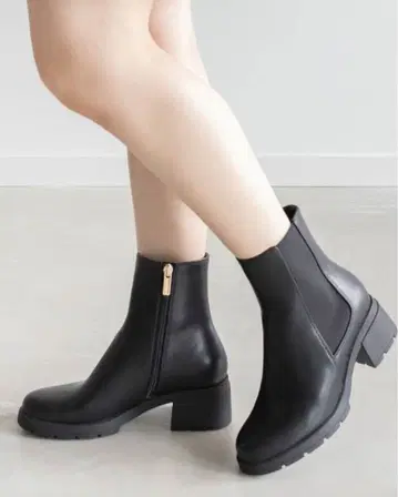 블랙 사이드 고어 부츠