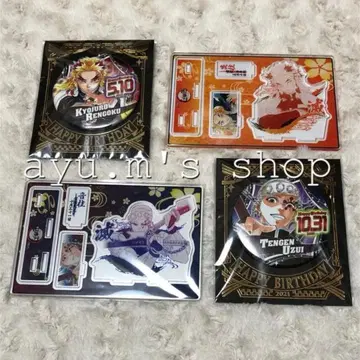 귀멸의 칼날 렌고쿠 & 텐겐 명장면 디오라마 피규어 벌스데이 생일 세트
