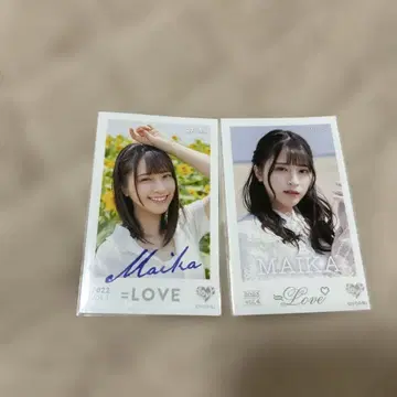 이코럽 미니 사진 사사키 마이카 2종 1