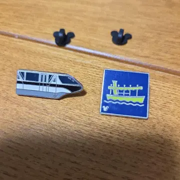 모노레일 정글 크루즈 해외 디즈니 핀 배지 핀 트레이 핀 배지