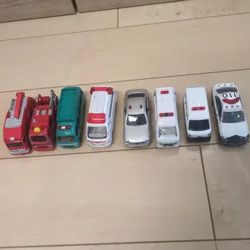 미니카 8대 세트 소방차 구급차 경찰차