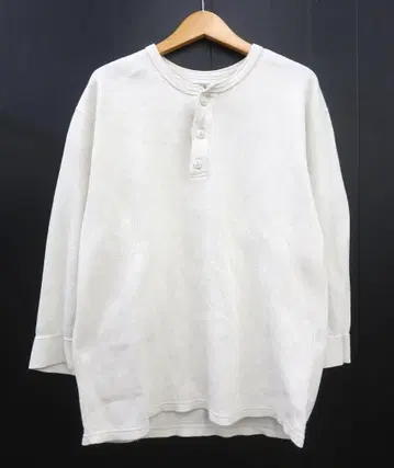 THE FLAT HEAD 플랫 헤드 7부 소매 헨리넥 써멀