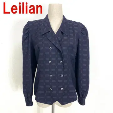 A2511 레리안 테일러드 자켓 울 체크 네이비 그레이 11