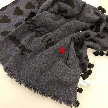 3270 시트러스 네이비 패턴 숄