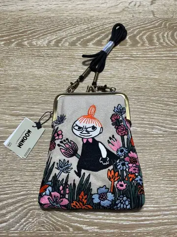 무민 리틀 미이 자수 숄더 미니백