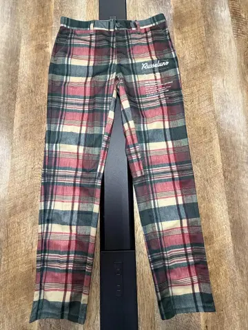 Russeluno 러셀노 골프 루차 마스크 체크 팬츠