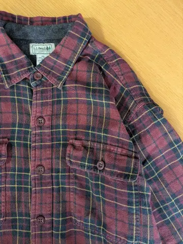L.L.Bean 안감 플리스 체크 셔츠 플란넬 셔츠