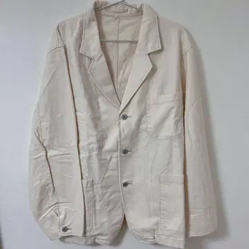 아이보리 싱글 브레스 자켓