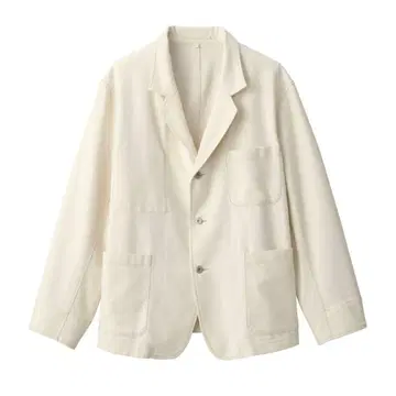아이보리 싱글 브레스 자켓