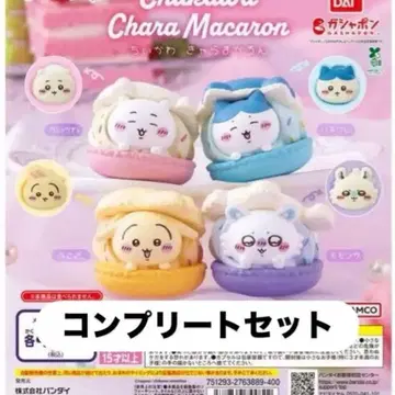 치이카와(먼작귀) 캐릭터 마카롱 전 4종 세트