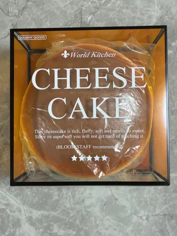 iBLOOM 치즈케이크 스퀴즈 BIG 사이즈 박스 포함 거의 새상품