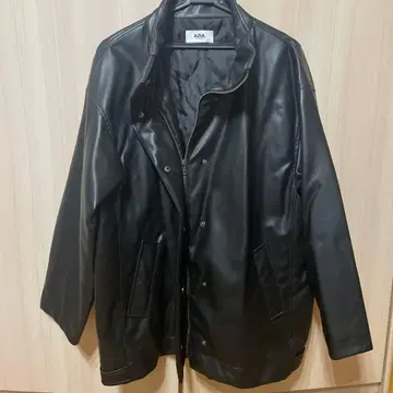 AZUL by MOUSSY 블랙 가죽 자켓 FREE SIZE