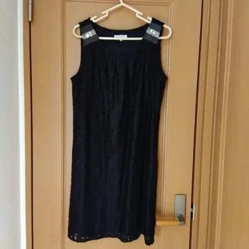 KUMIKYOKU PRIER 블랙 슬리브리스 원피스 빅 사이즈