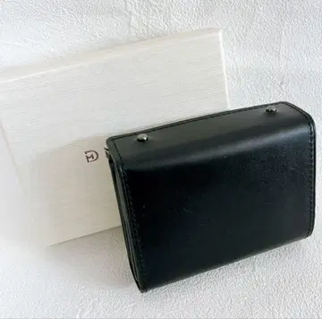 38. 3단 폴더형 지갑 가죽 도치기 가죽 컴팩트 남성용