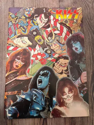 KISS 1977년 일본 공연 팜플렛