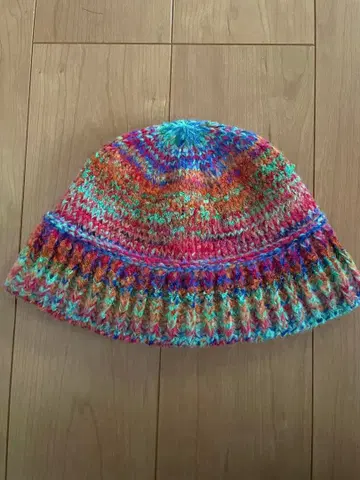컬러풀 니트 모자