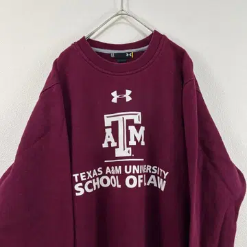 언더아머 맨투맨 버건디