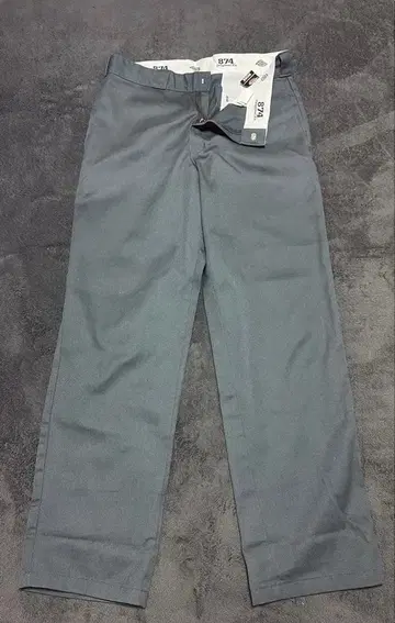 Dickies 874 워크 팬츠 그레이 남성용 W34