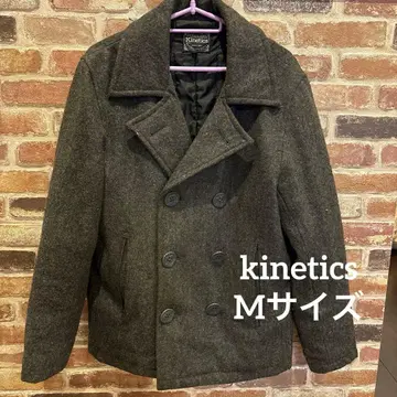 Kinetics 그레이 울 혼방 피코트