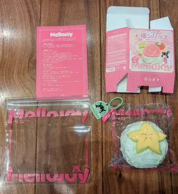 Mellojoy 다이후쿠 스타 후르츠 키링 포함