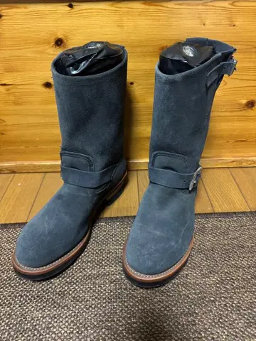 RED WING BEAMS 별주 스웨이드 엔지니어 부츠