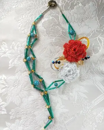 일본풍 코스튬 주얼리 롱 목걸이