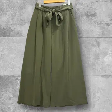 GRANDMA MAMA DAUGHTER 와이드 팬츠 올리브 그랑마마